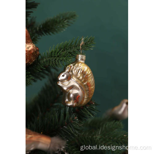 Autumn Home Collections Autumn Glass Squirrel Hanging Decoration Factory